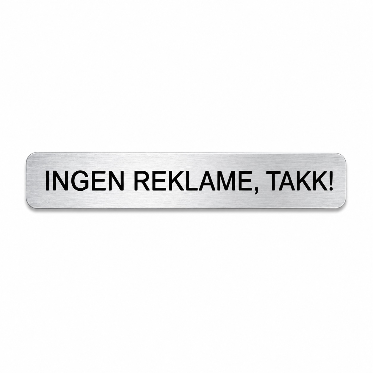 Postkasseskilt - Ingen reklame, takk! - Bilde 4