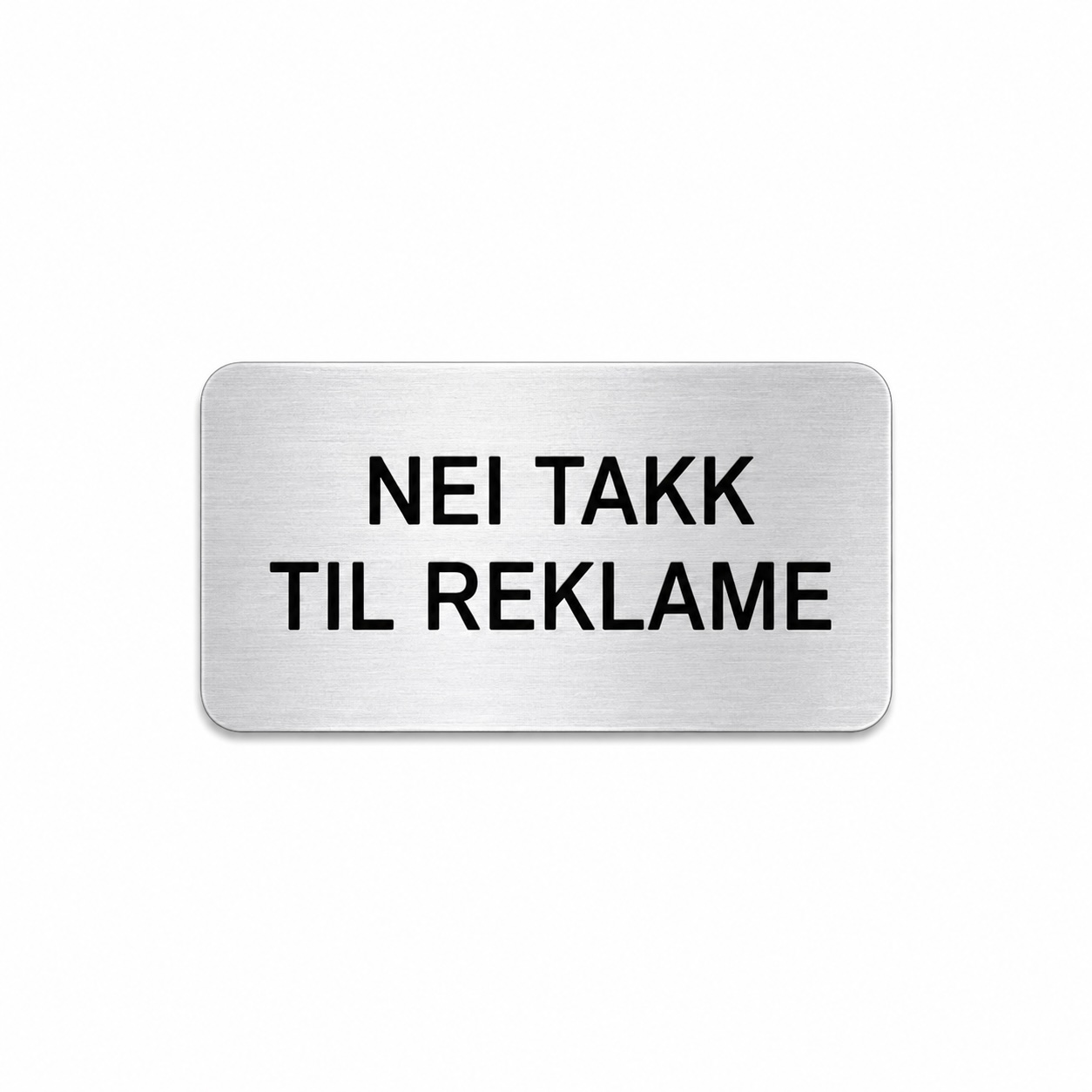 Postkasseskilt - Nei takk til reklame - Bilde 4